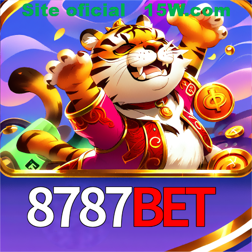 Imagem promocional da 8787Bet mostrando a plataforma e suas vantagens